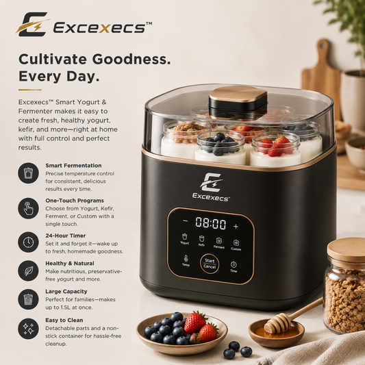 Excexecs™ CultivaCore Smart Yogurt & Fermentation System Pro