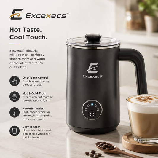 Excexecs™ AromaFusion Smart Milk Frother & Heater Pro